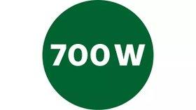 Powerful 700W motor for effortless processing