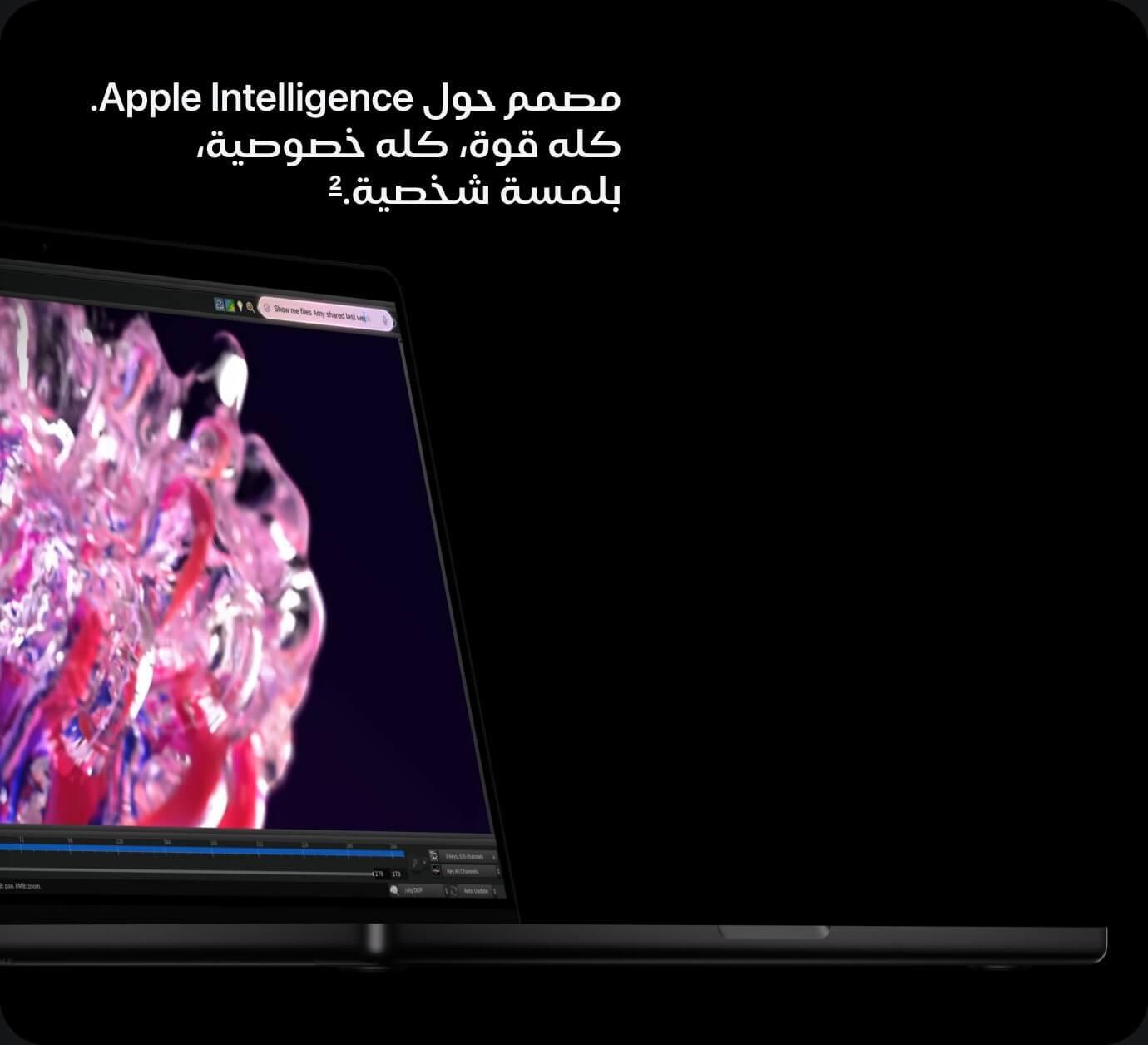 أبل ماك بوك برو  إم4، رام 24 جيجابايت، 1تيرابايت إس إس دي، 14.2 بوصة، MCX14AB/A - فضي - متاجر