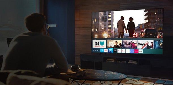Watch your favorite content on the best screen, with Samsung TVs
