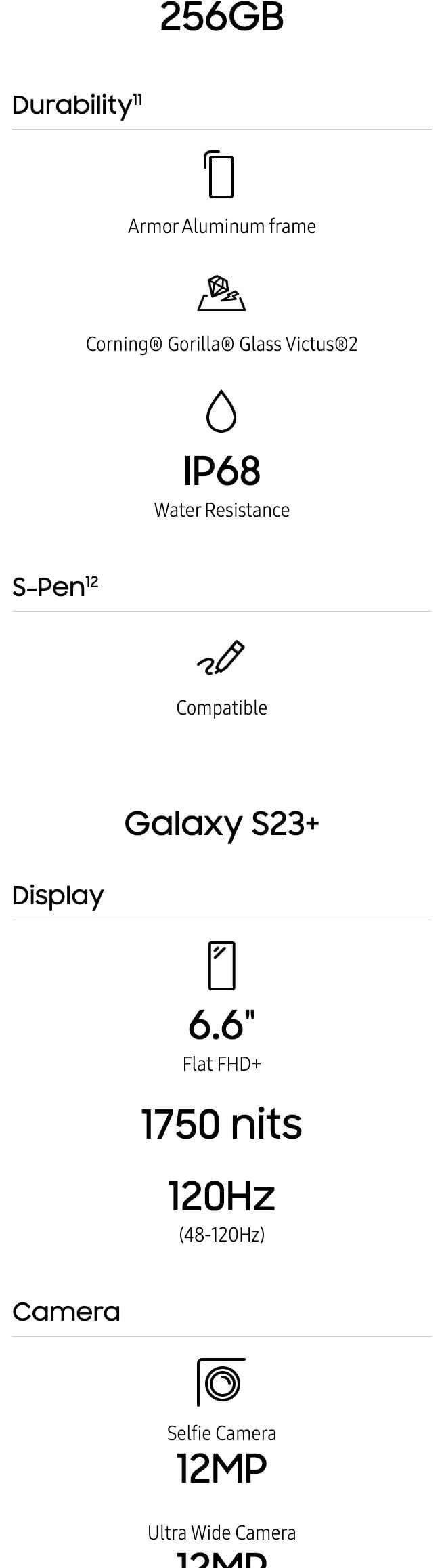 Samsung Galaxy S23 Ultra 256GB Phone - Cream Price | Shop Online ...