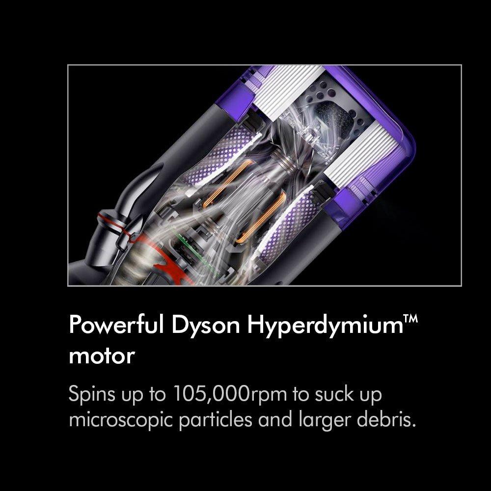 مكنسة كهربائية ديتيكت الجيل الخامس اللاسلكية من دايسون، قدرة 350 واط، سعة 0.77 لتر – بنفسجي - متاجر