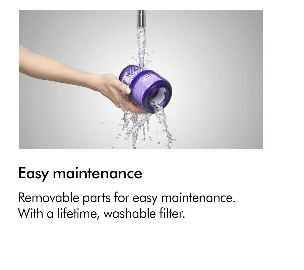 مكنسة كهربائية ديتيكت الجيل الخامس اللاسلكية من دايسون، قدرة 350 واط، سعة 0.77 لتر – بنفسجي - متاجر