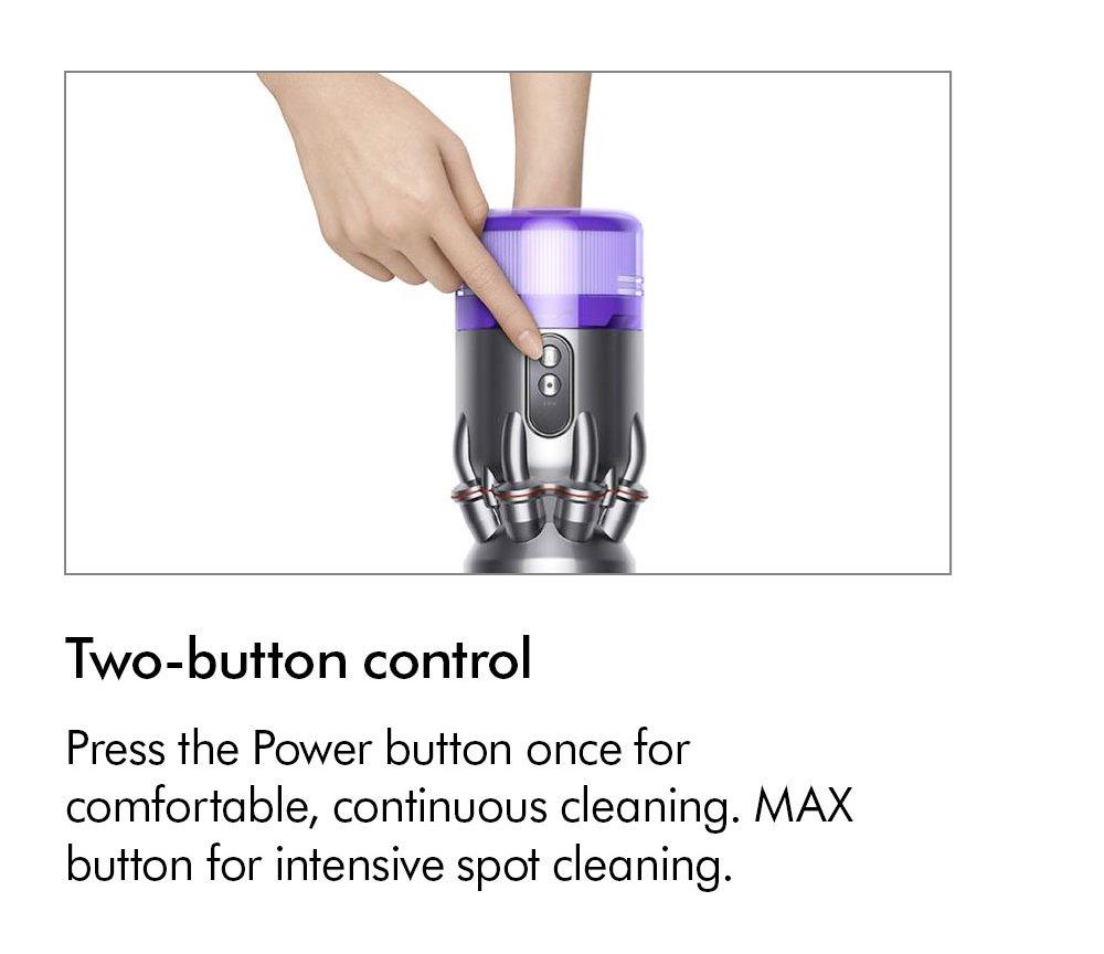 مكنسة كهربائية ديتيكت الجيل الخامس اللاسلكية من دايسون، قدرة 350 واط، سعة 0.77 لتر – بنفسجي - متاجر