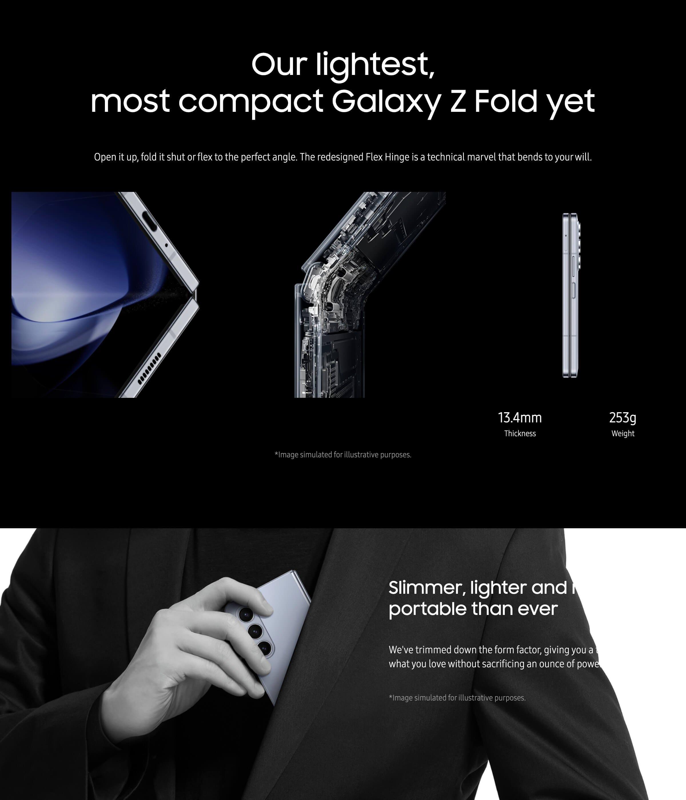 Samsung Galaxy Z Fold 5 5G Dual SIM, 12GB+512GB Folding Phone 2