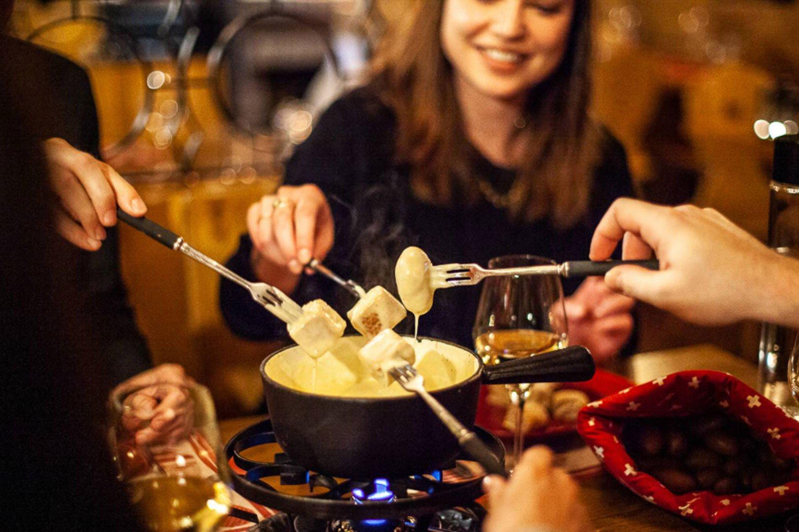 Four restaurants, all in one place - Schweizerhof Kitchen, La Muña, Myoko and Cheese Factory