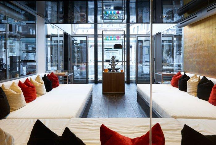 Summer terrace with spectacular selfie spot