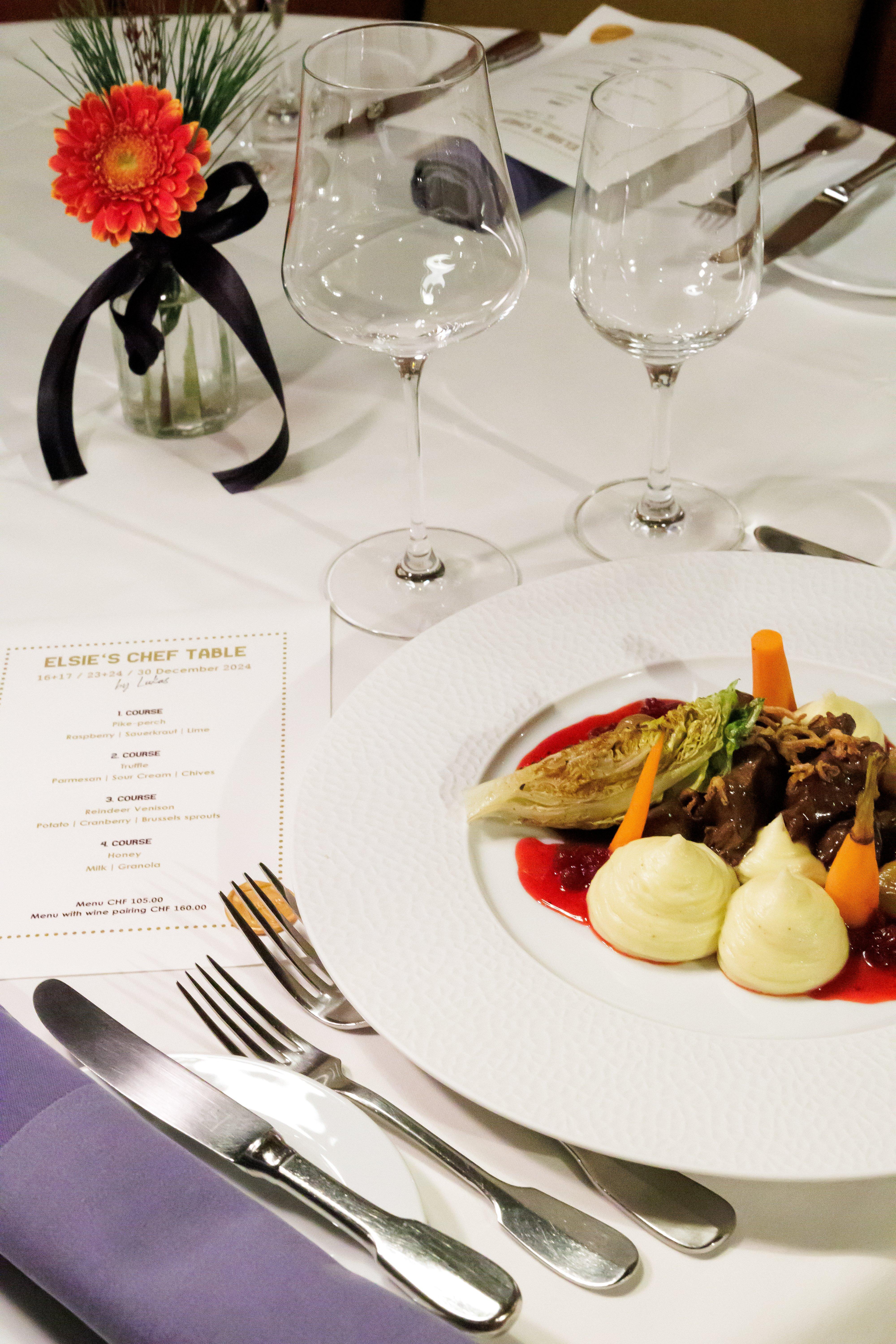 Elsie’s Wine & Champagne Bar : Chef’s Table avec Lukas Ryffel