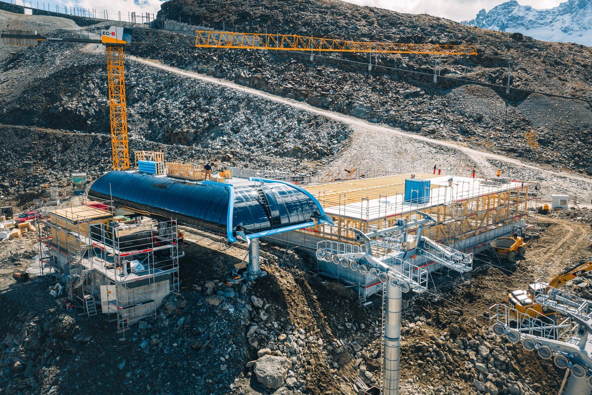 Modernste Technik für das Matterhorn Ski Paradise – die neue Sesselbahn Gifthittli