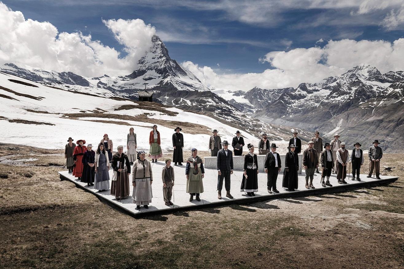 Jeux en plein air de Zermatt "The Matterhorn Story"