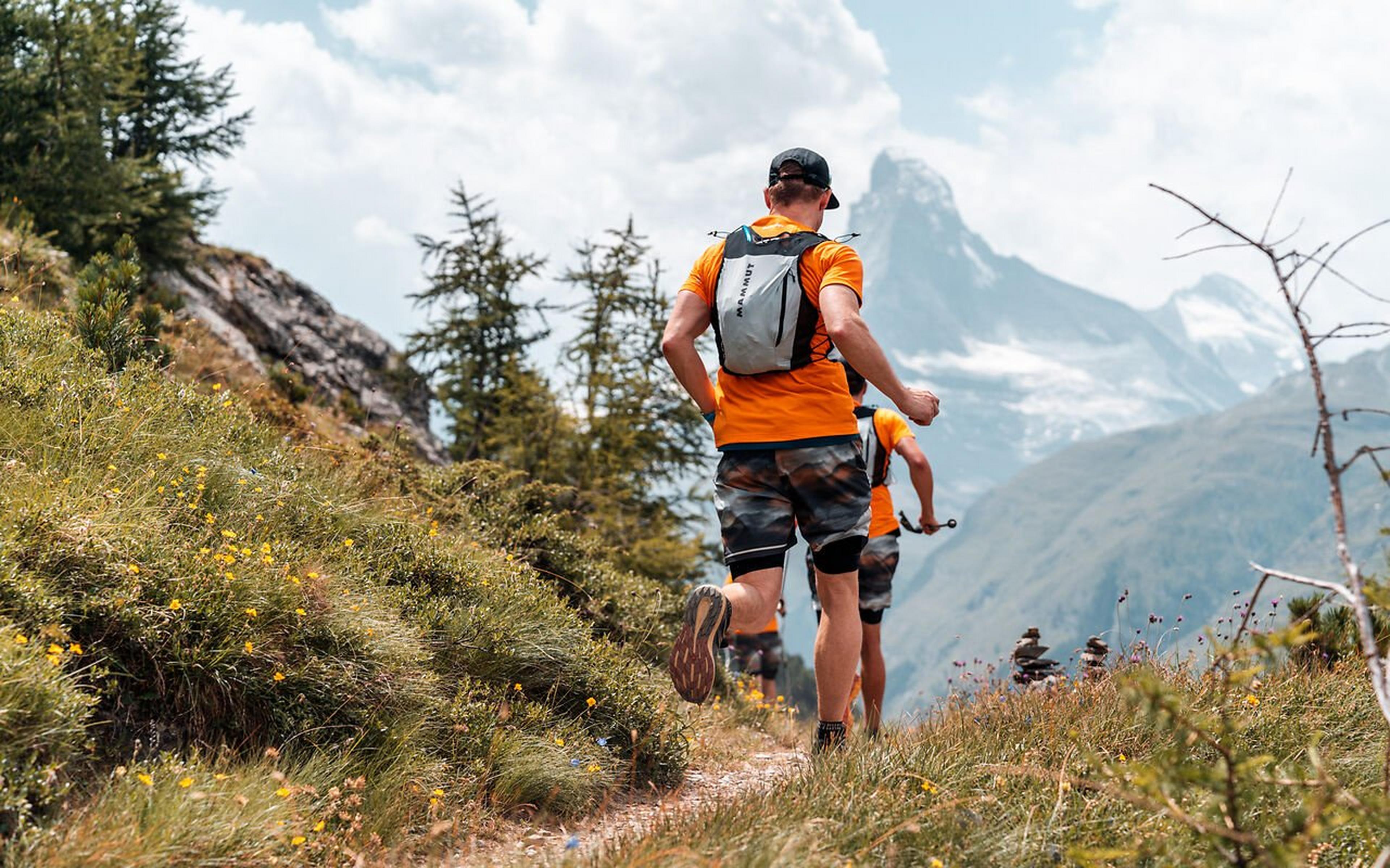 Trail running in Zermatt