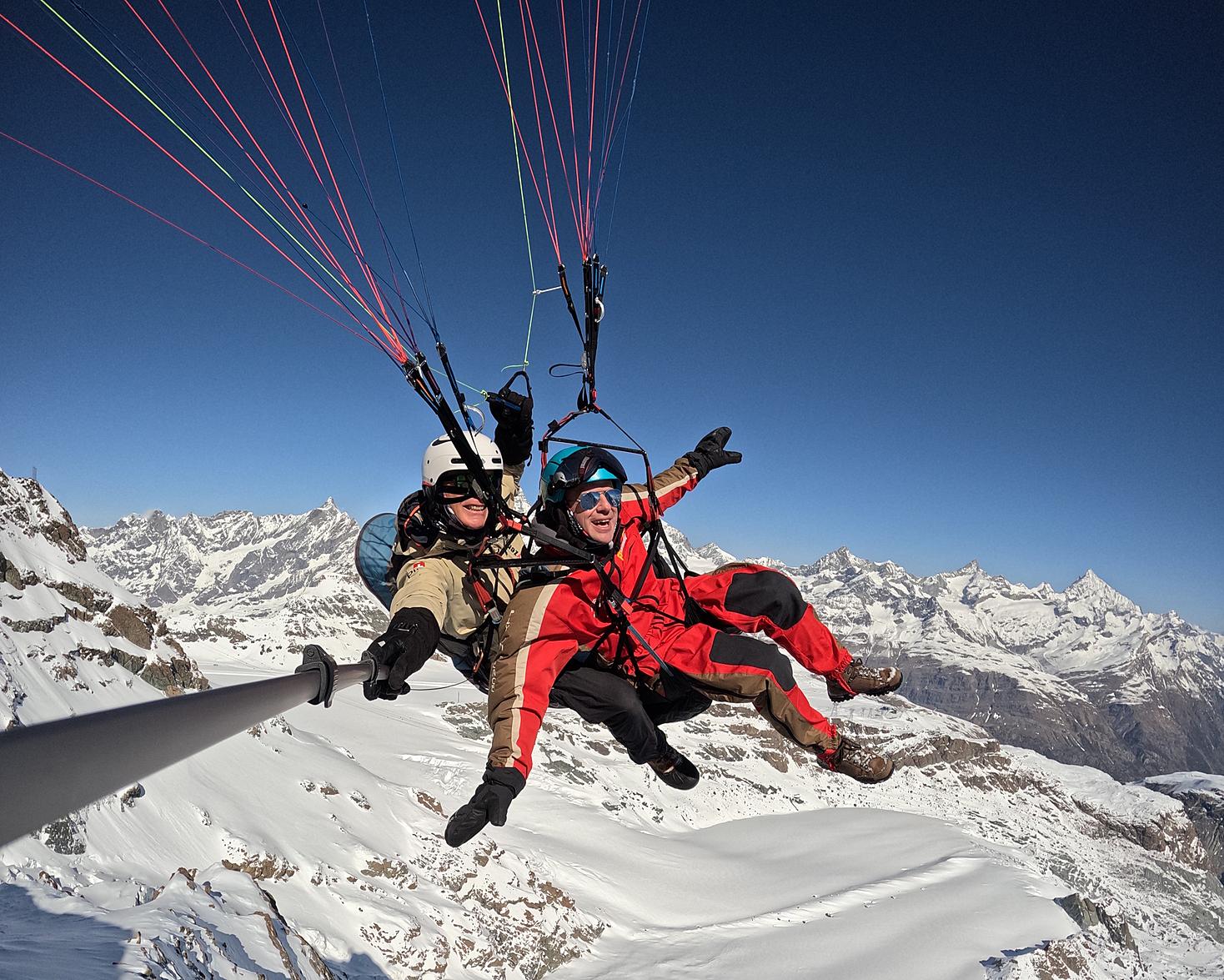 Fly like a bird: A tandem paragliding flight with Fly Zermatt