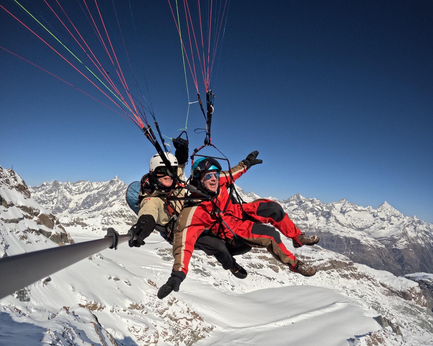 Fly like a bird: A tandem paragliding flight with Fly Zermatt