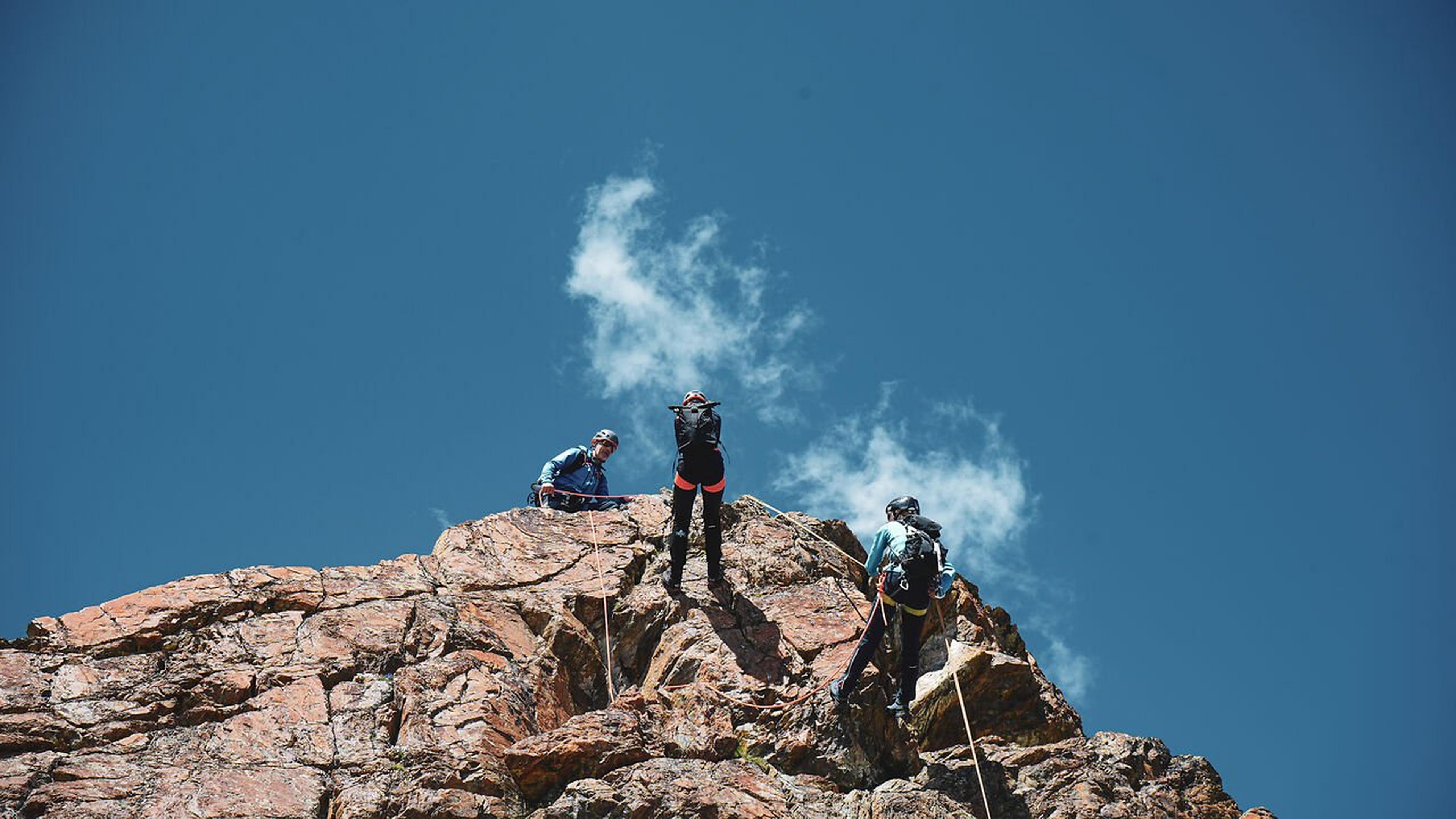 Climbing in Zermatt