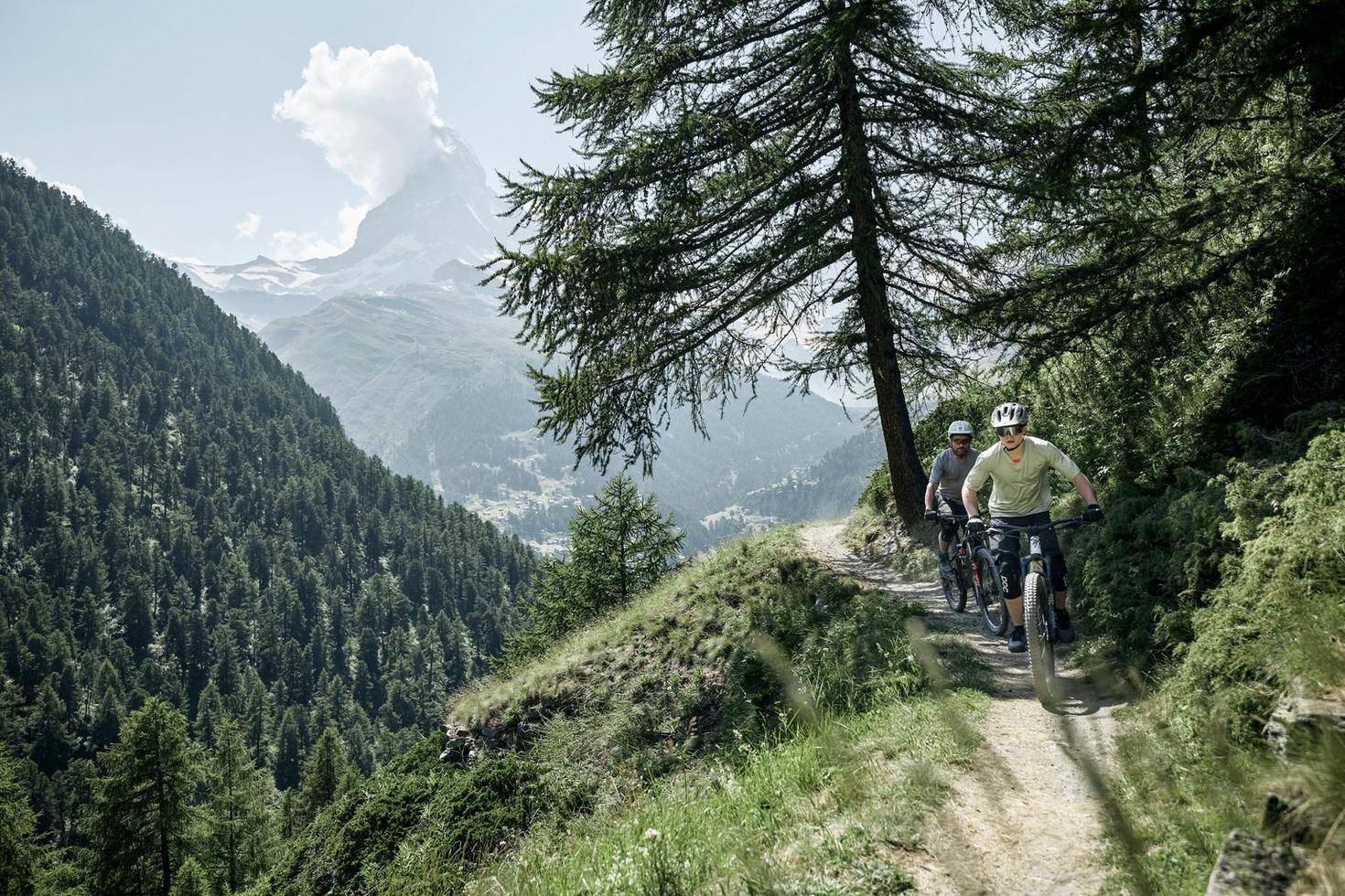 Mountain biking