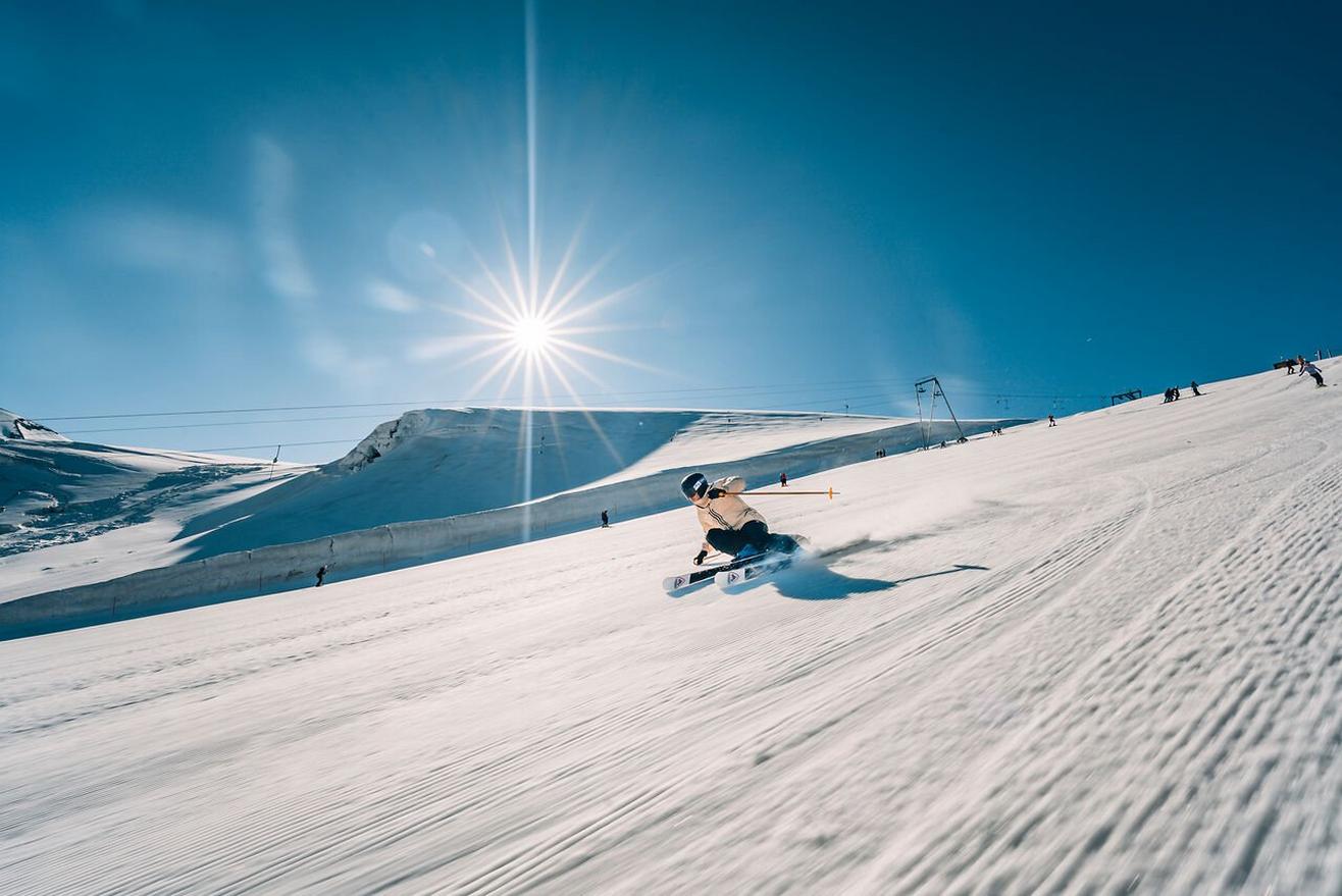 Summer skiing