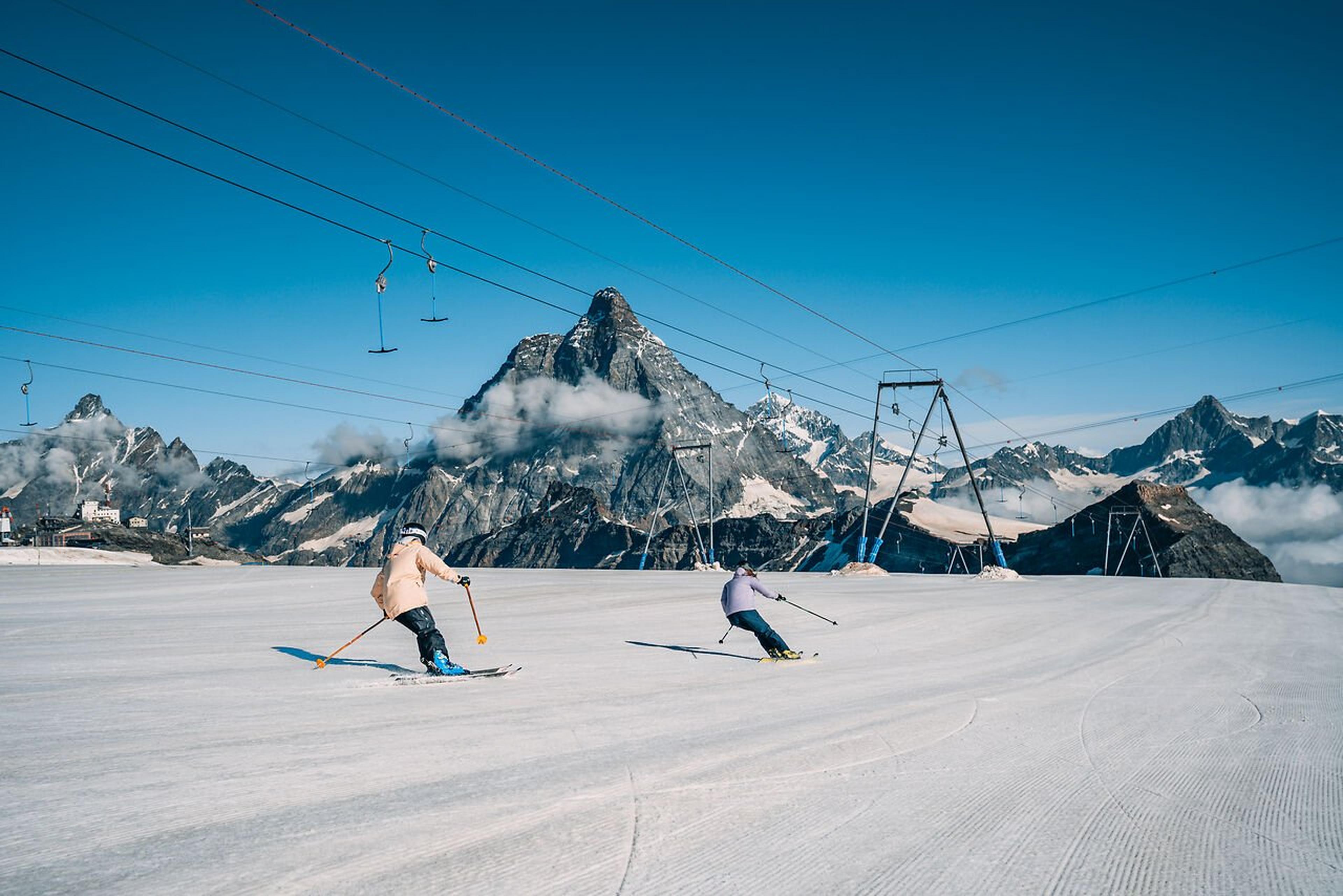 Summer skiing in Zermatt