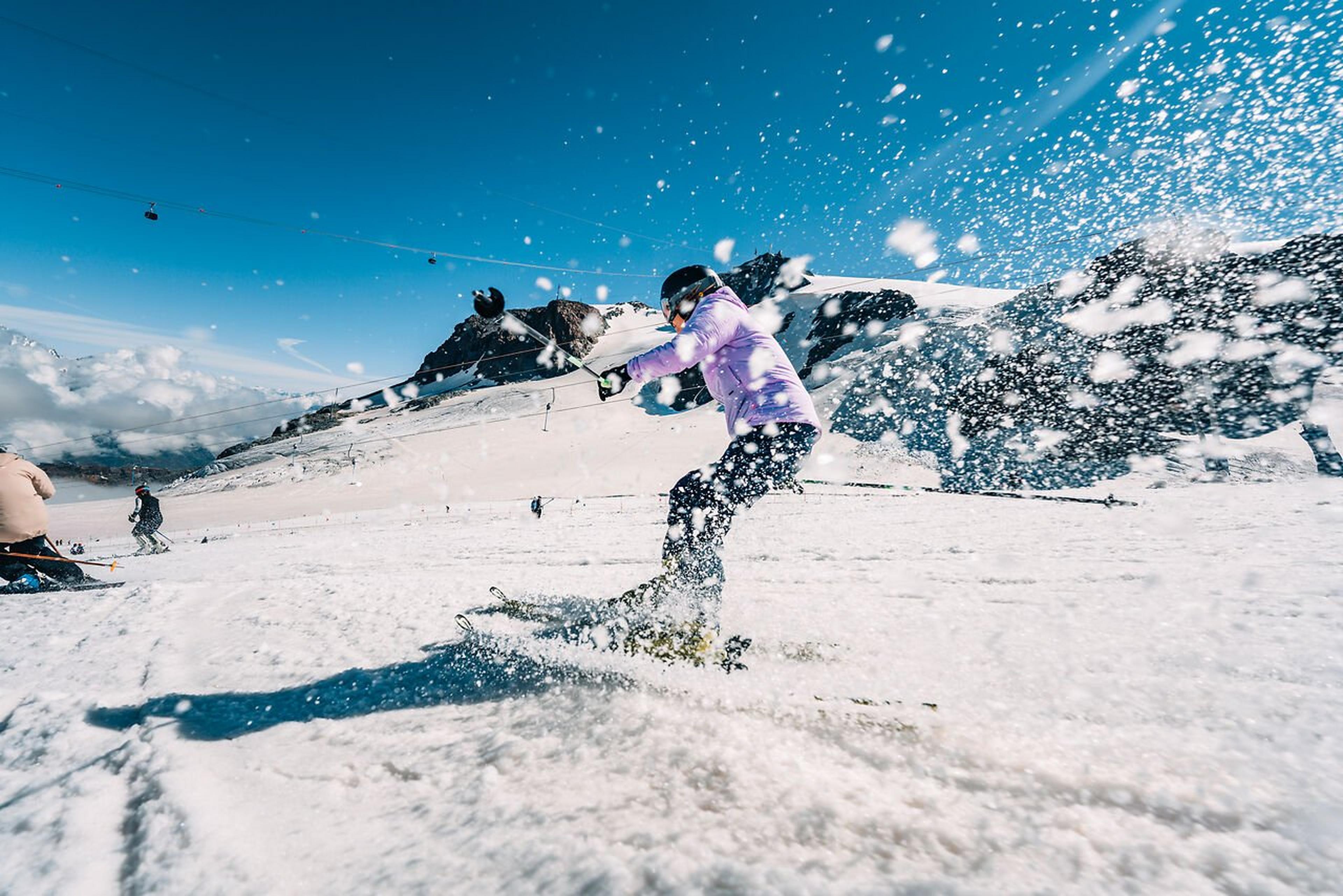 Faire du ski en été à Zermatt