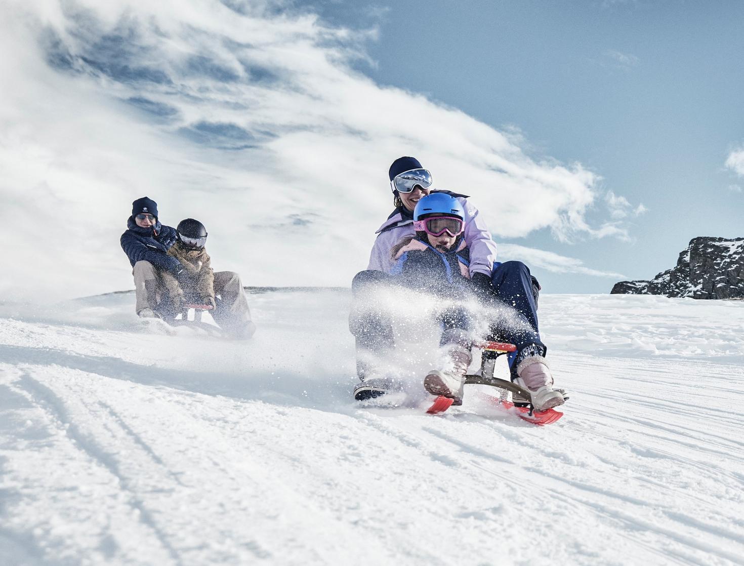 Les plaisirs de l'hiver pour toute la famille