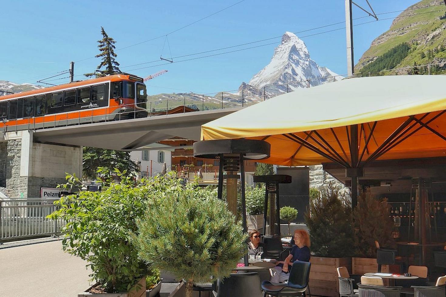 Mama’s Gartenterrasse im Herzen von Zermatt