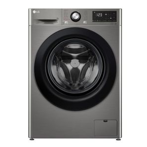 LG Washing Machine Front Load 9KG, 1400 RPM, Platinum Silver, F4R3VYL6P