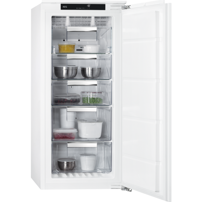 AEG ABB812E6NC 55.6cm Integrated Frost Free Tall Freezer - White