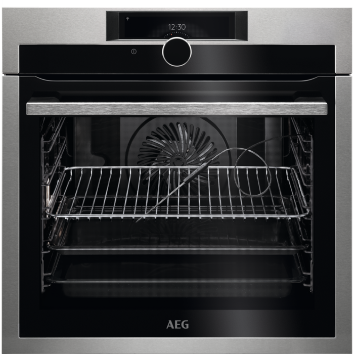AEG BPE948730M 59.5cm Built In Electric Single Oven - Stainless Steel