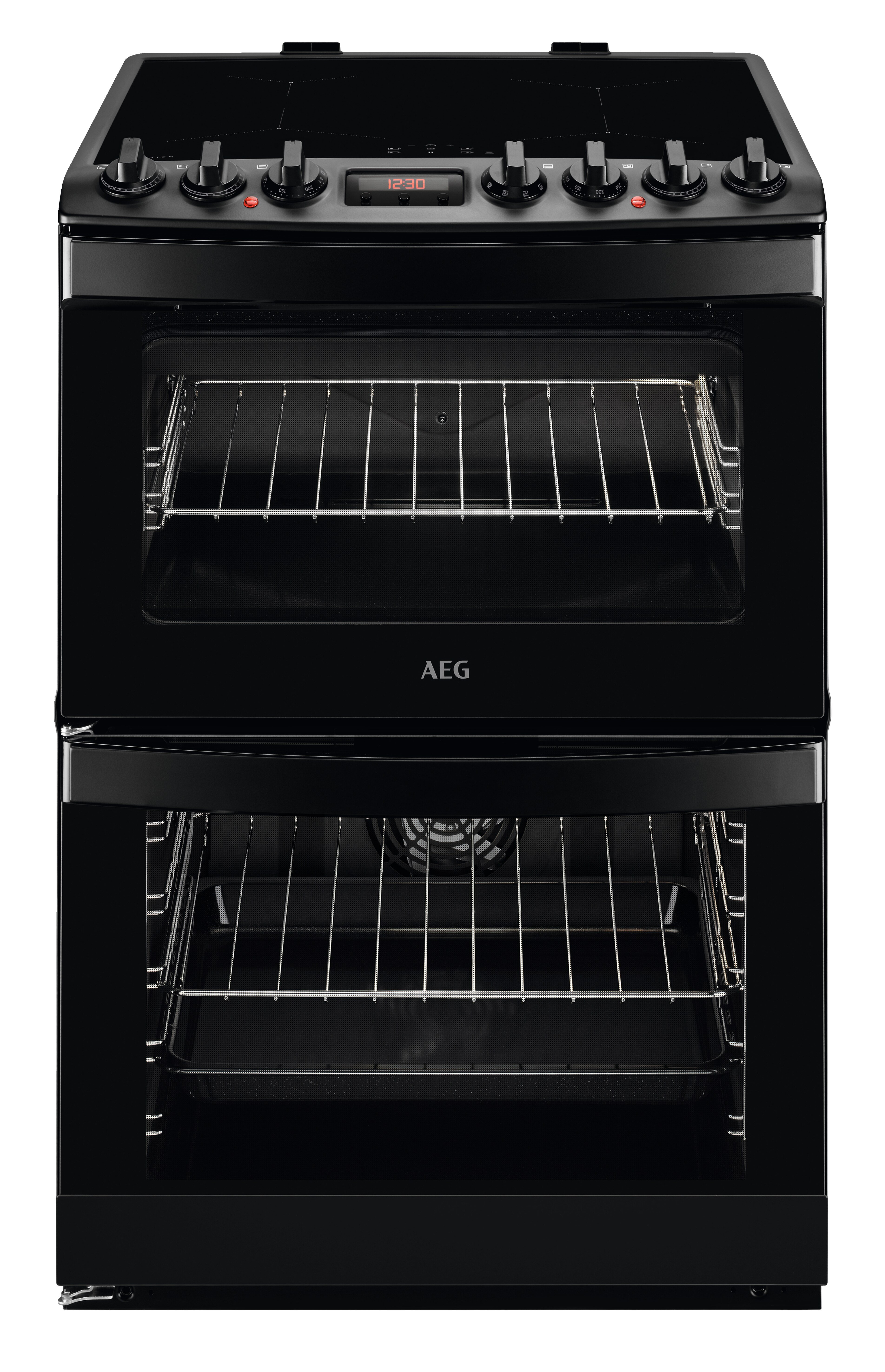 AEG CIB6742MCB 60 cm Induction Double Electric Cooker - Matte Black