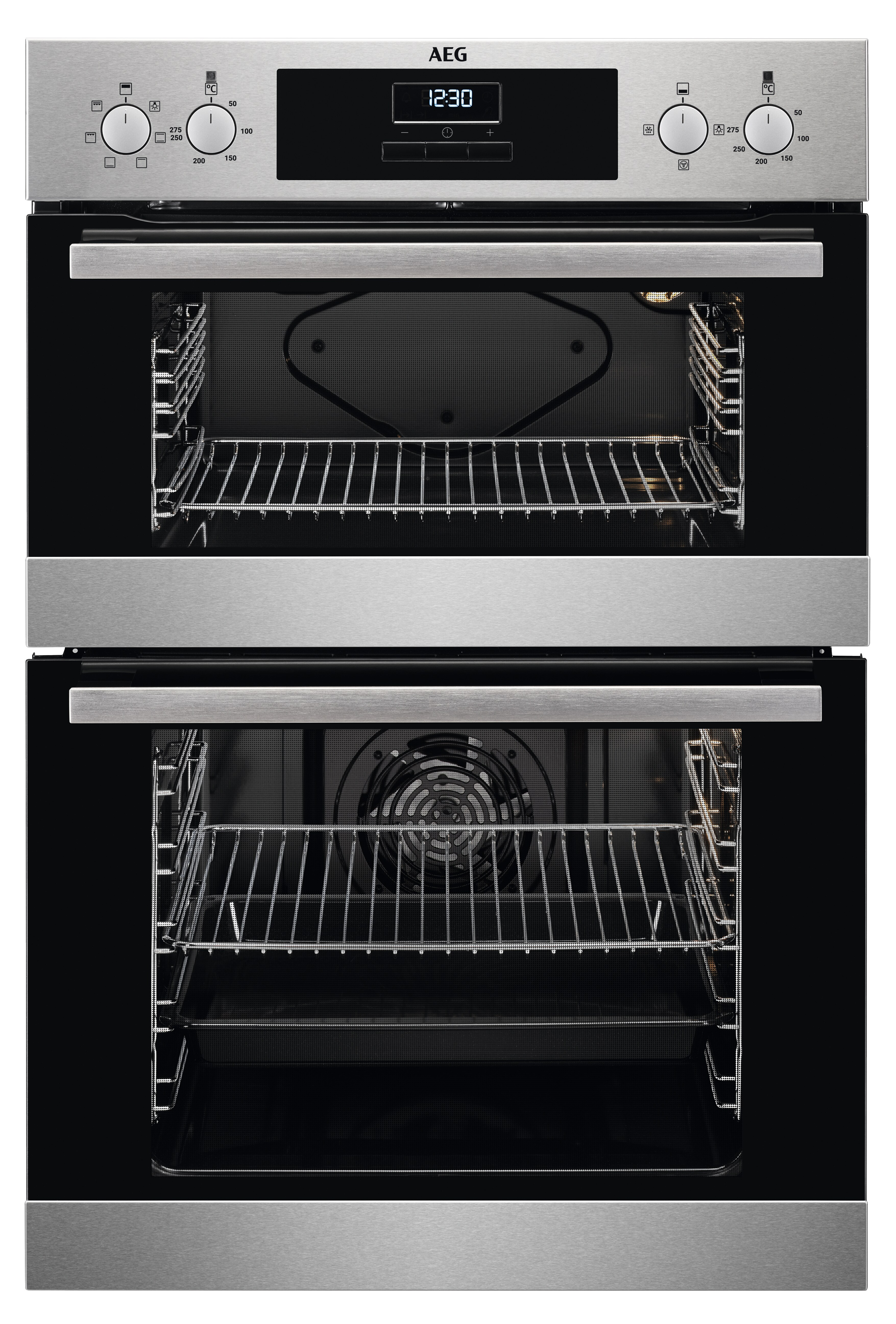 AEG DEX33111EM 59.4cm Built In Electric Double Oven - Stainless