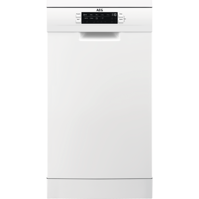 AEG FFB62417ZW Slimline Dishwasher - White - 9 Place Settings