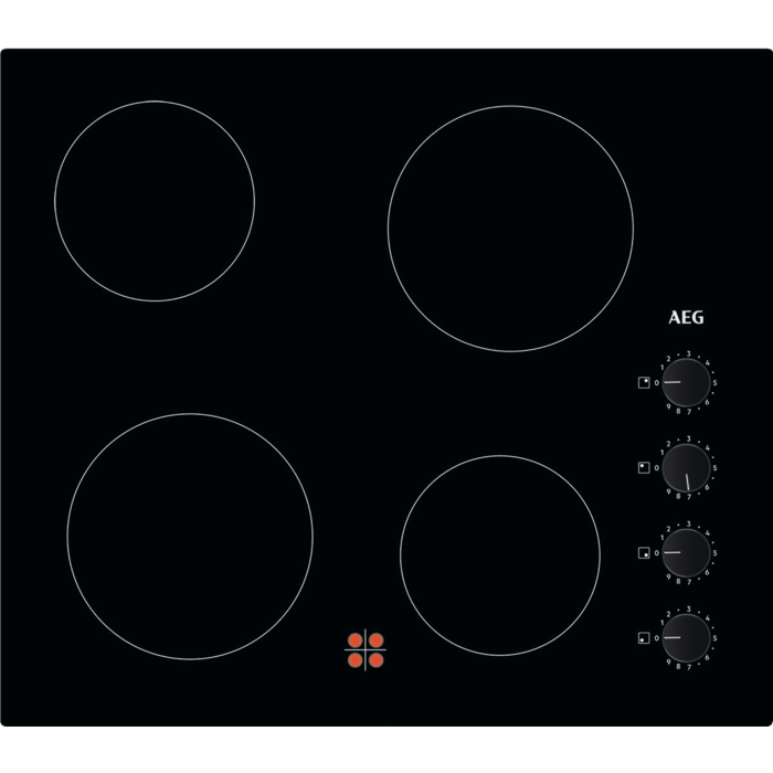 AEG HK614000CB 60cm Ceramic Hob - Black