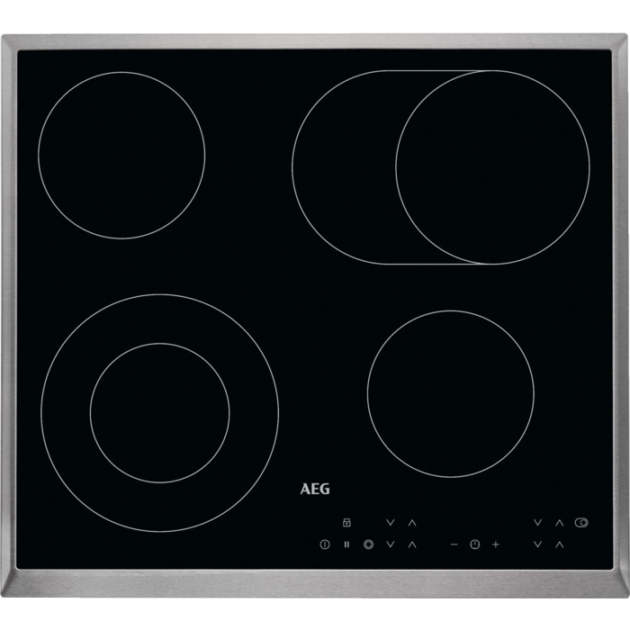 AEG HK634060XB 60cm Ceramic Hob - Black