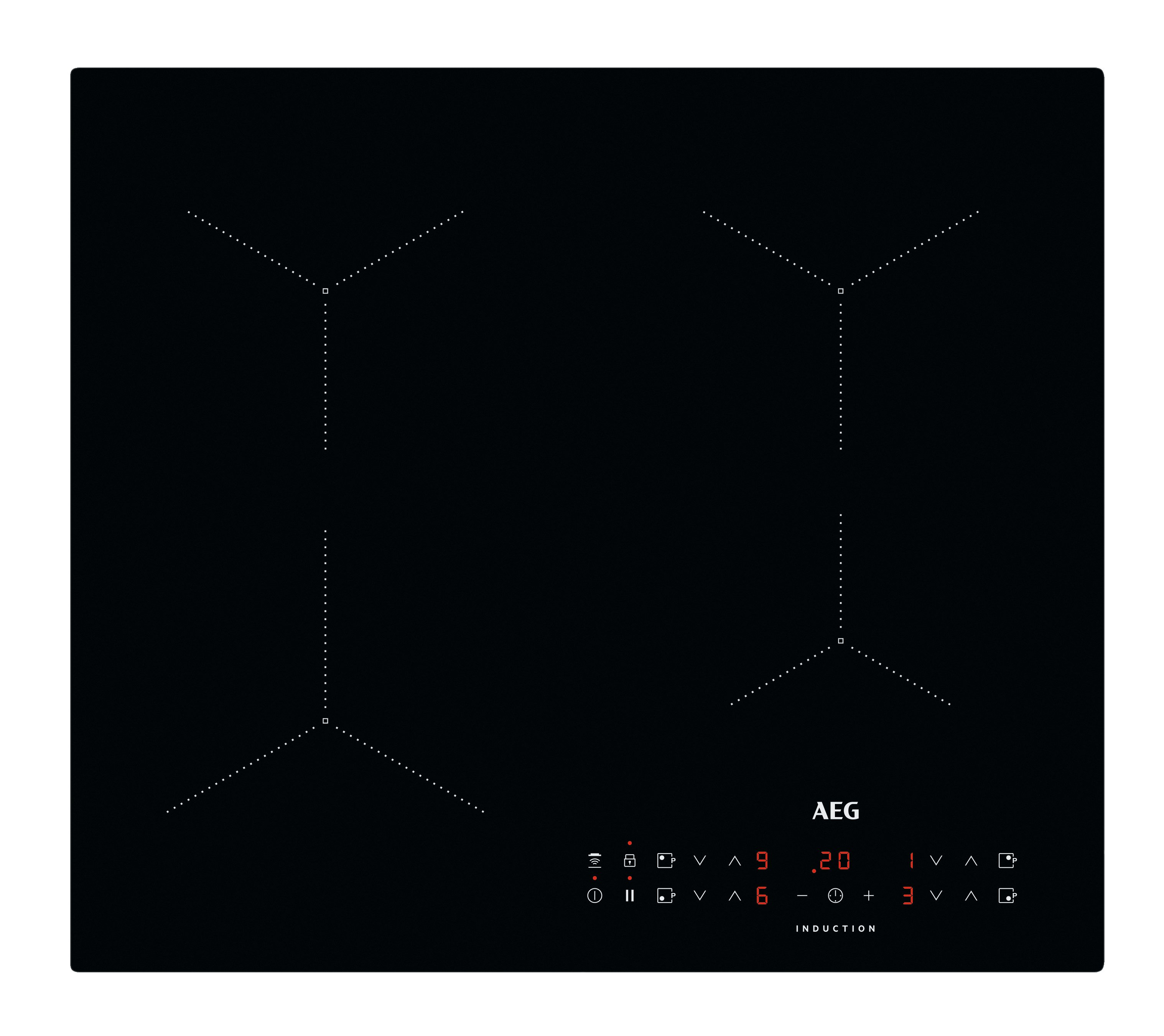 AEG ILB64334CB 59cm Induction Hob - Black