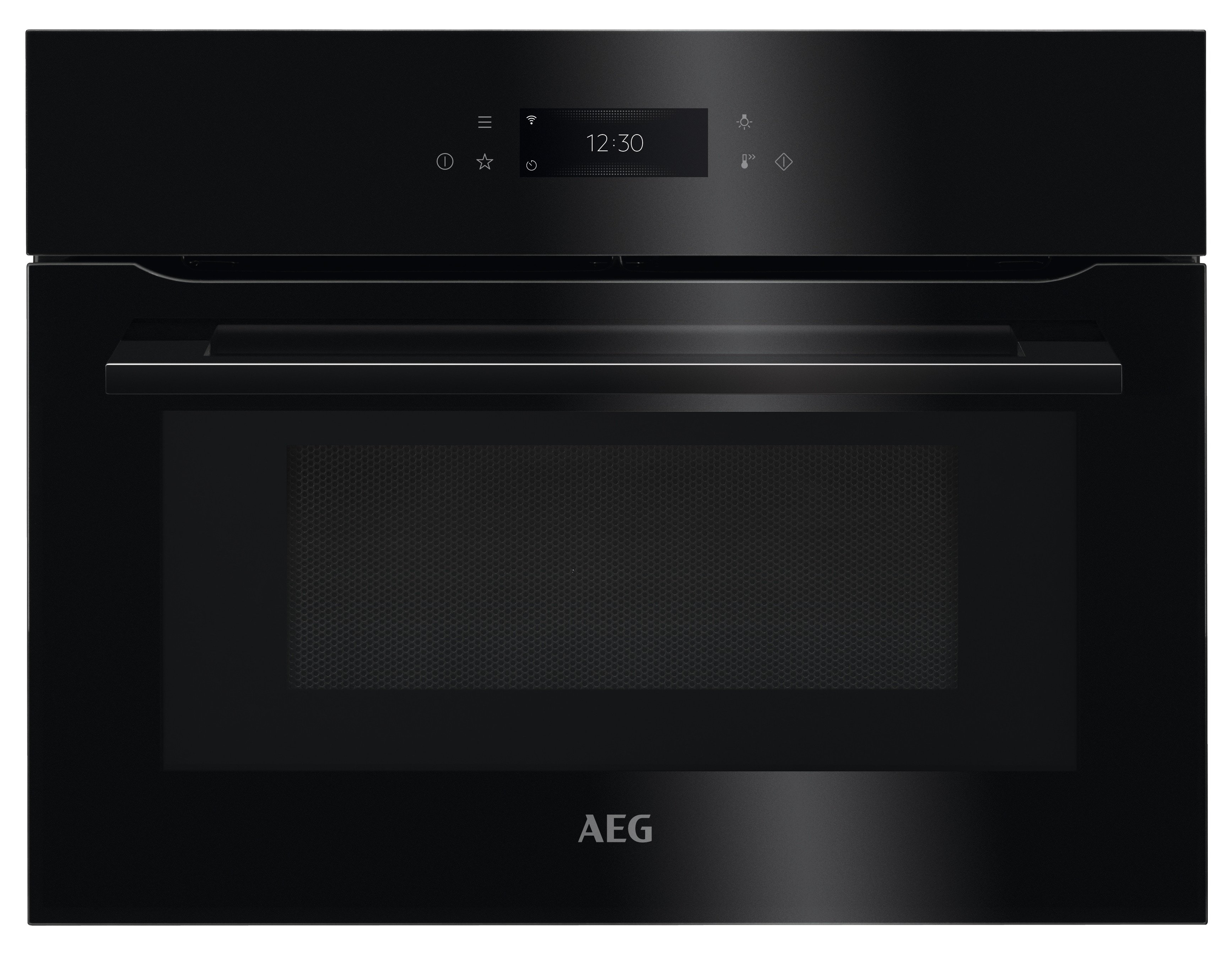 AEG KMK768080B 59.5cm Built In Combination Microwave Compact Oven - Black