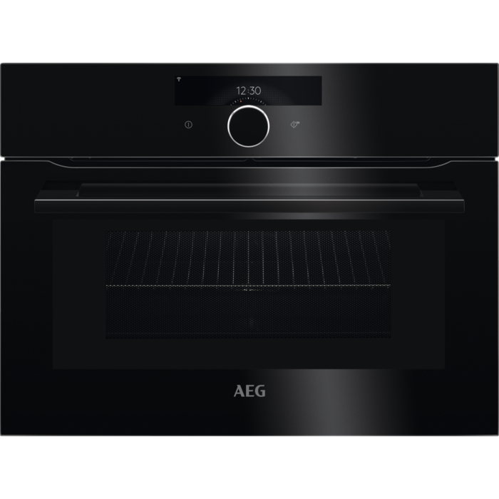 AEG KME968000B 8000 Series CombiQuick Built-In Microwave & Oven