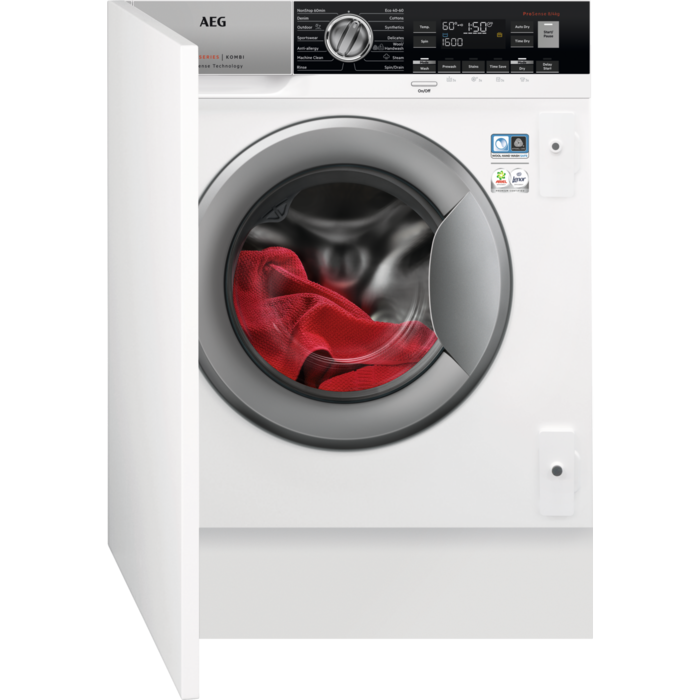 AEG L7WC8632BI 8kg/4kg 1600 Spin Integrated Washer Dryer - White