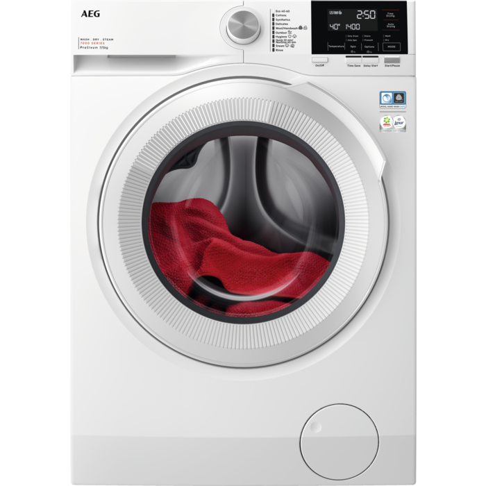 AEG LWR7175M2B 7kg/5kg 1400 Spin Washer Dryer - White