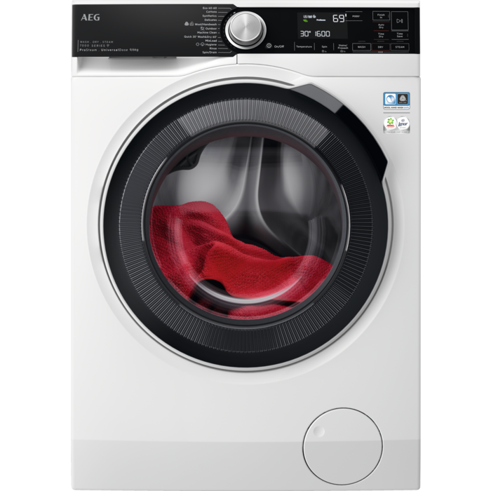 AEG LWR7596O5U 9kg/6kg 1600 Spin  Washer Dryer - White