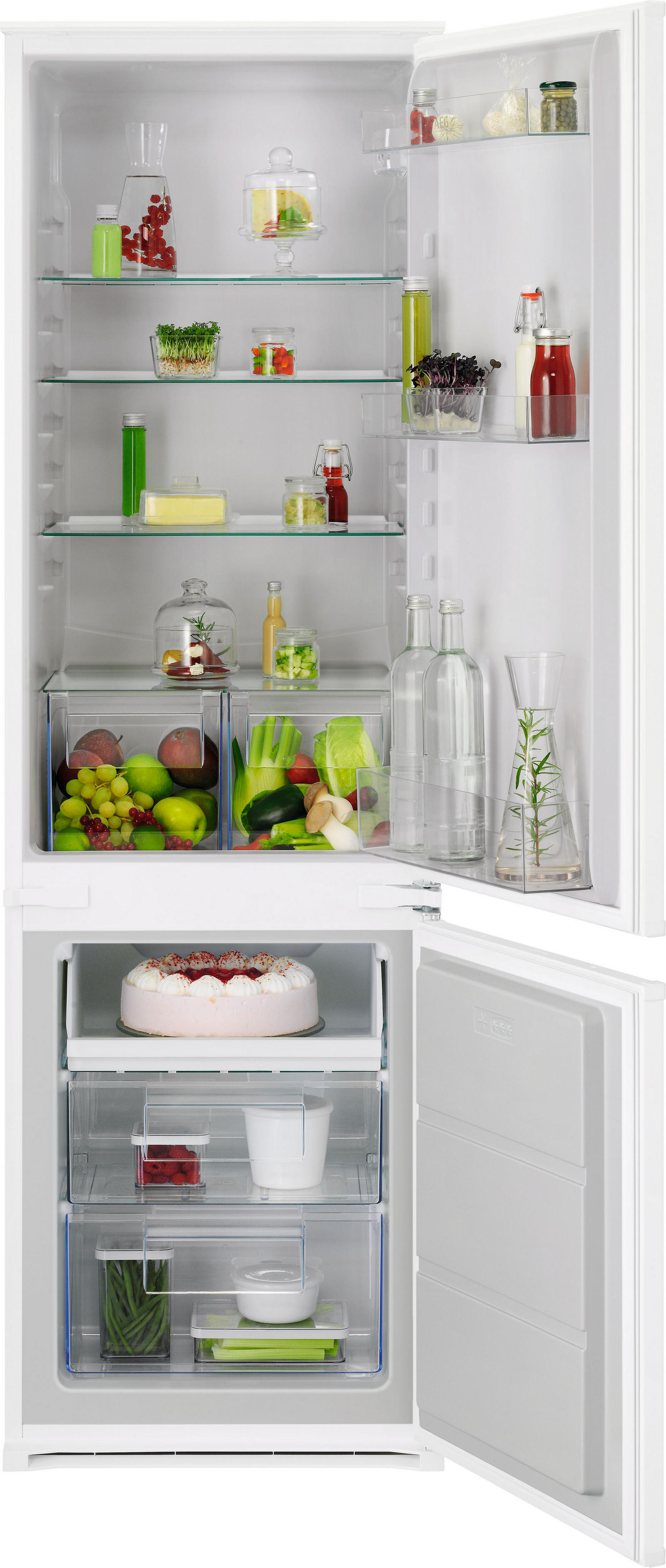54.6cm 70/30 Built In Low Frost Fridge Freezer