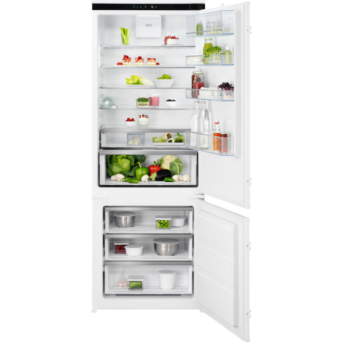AEG NSC7G751ES 69.6cm 70/30 Integrated Frost Free Fridge Freezer
