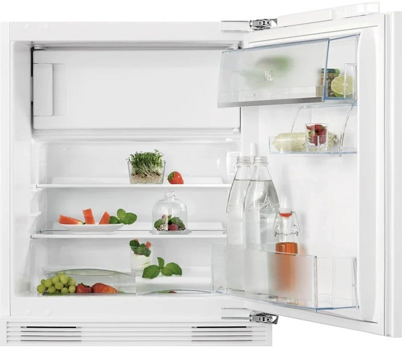 AEG NSF6I82EF 59.6cm Integrated Undercounter Larder Fridge - White