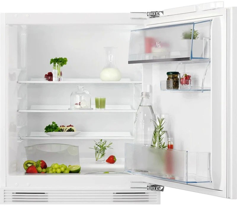 AEG NSK6I82EF 59.6cm Integrated Undercounter Larder Fridge - White