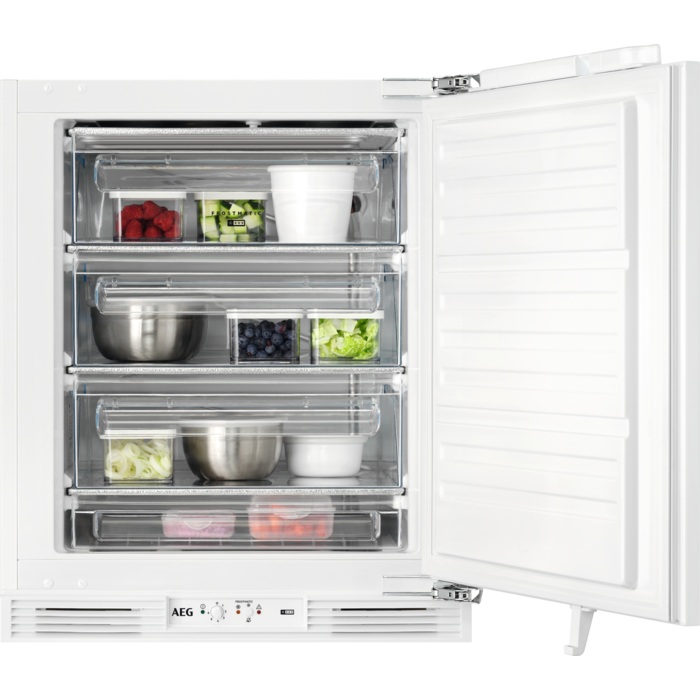 AEG OAB6I82EF 59.6cm Integrated Undercounter Freezer - White