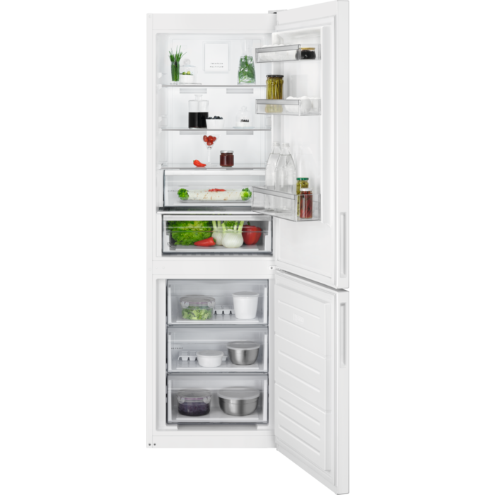 AEG RCB632E3MW 59.5cm 60/40 Fridge Freezer - White