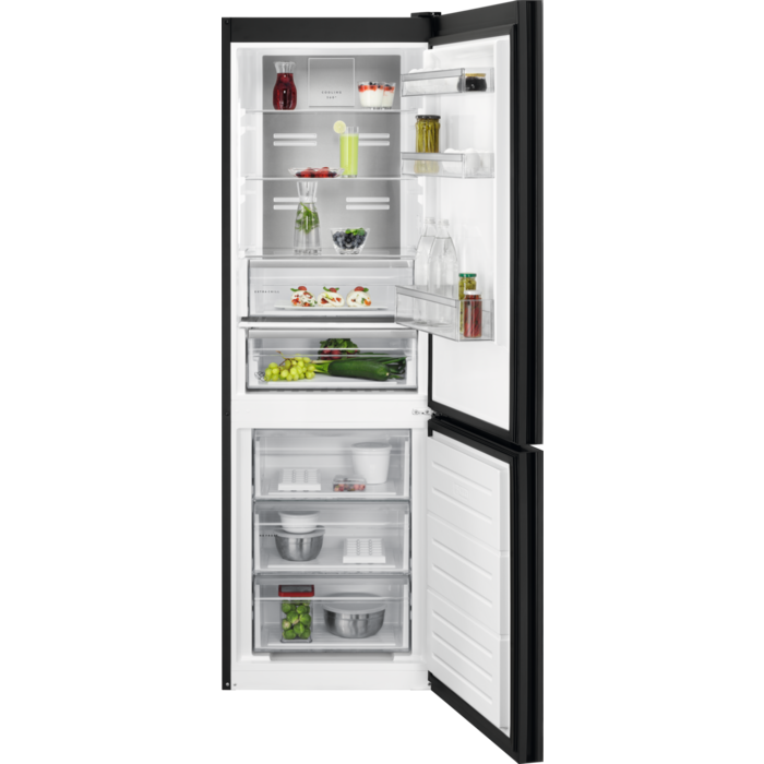 AEG RCB732E7MG 59.5cm 60/40 Fridge Freezer - Black
