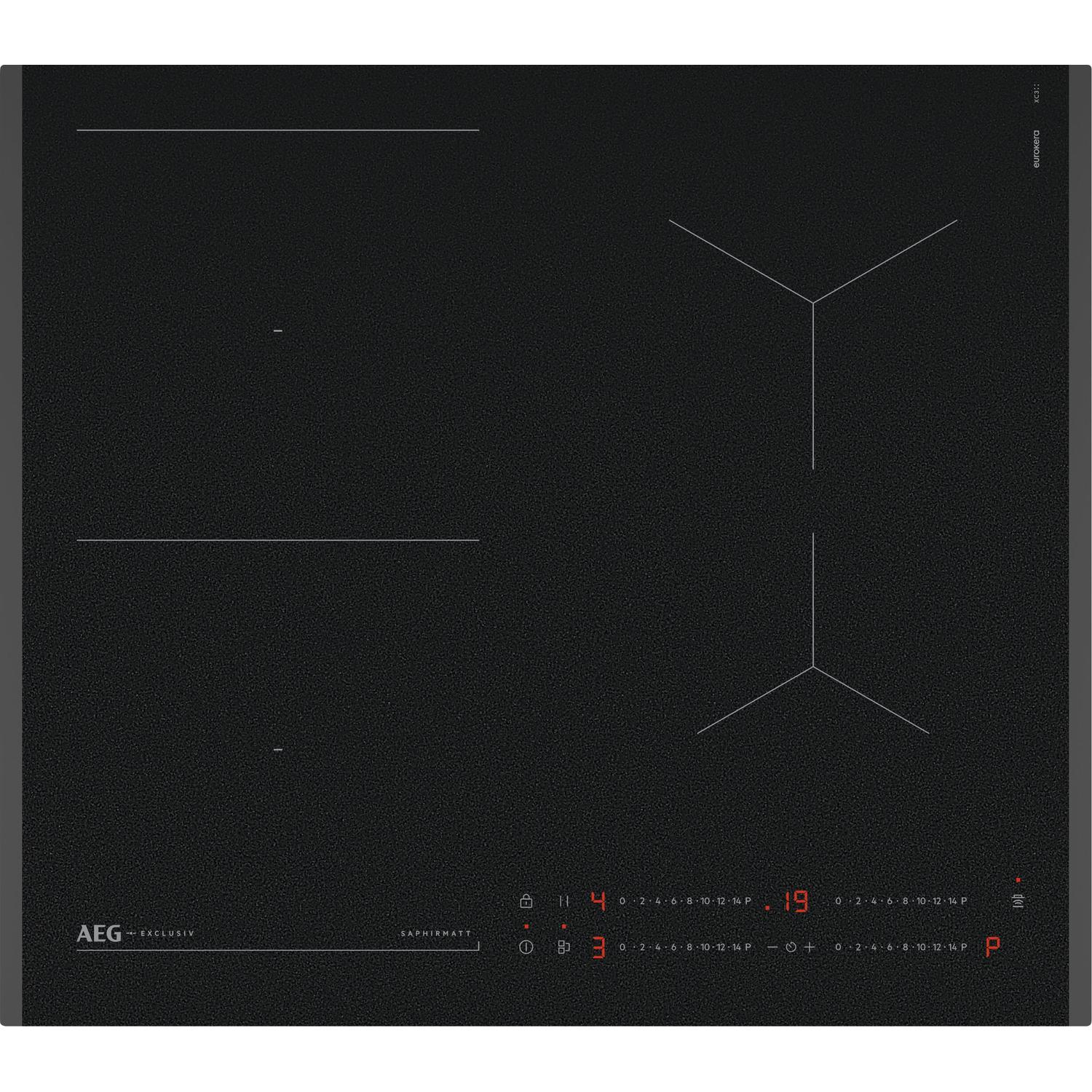 AEG Exclusiv Line SO64IB0BFZ 59cm Induction Hob - Black