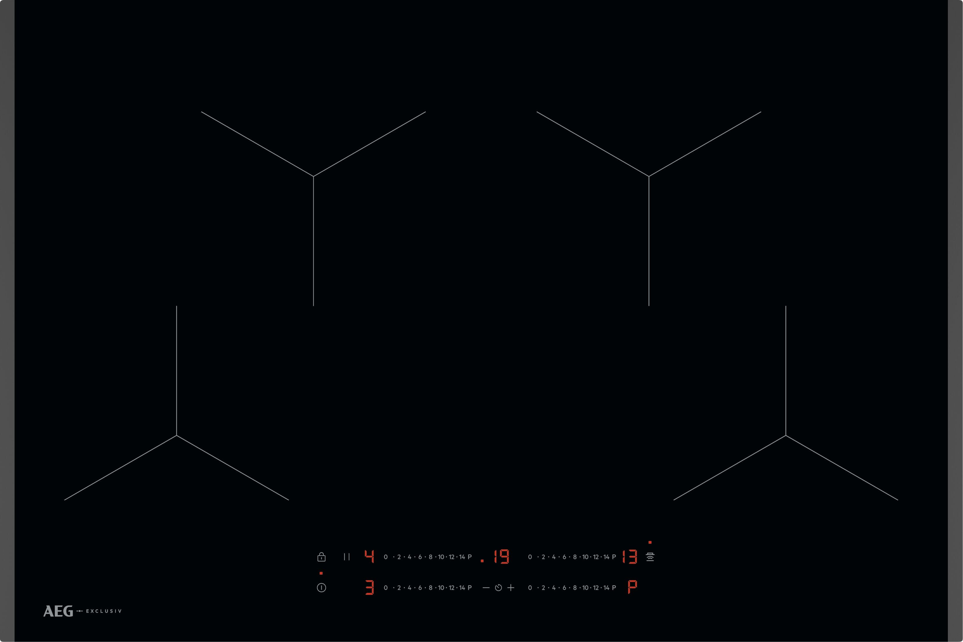 AEG SO84IA00FB 78cm Induction Hob - Black