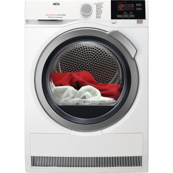 AEG T6DBG822N 8kg Condenser Tumble Dryer - White