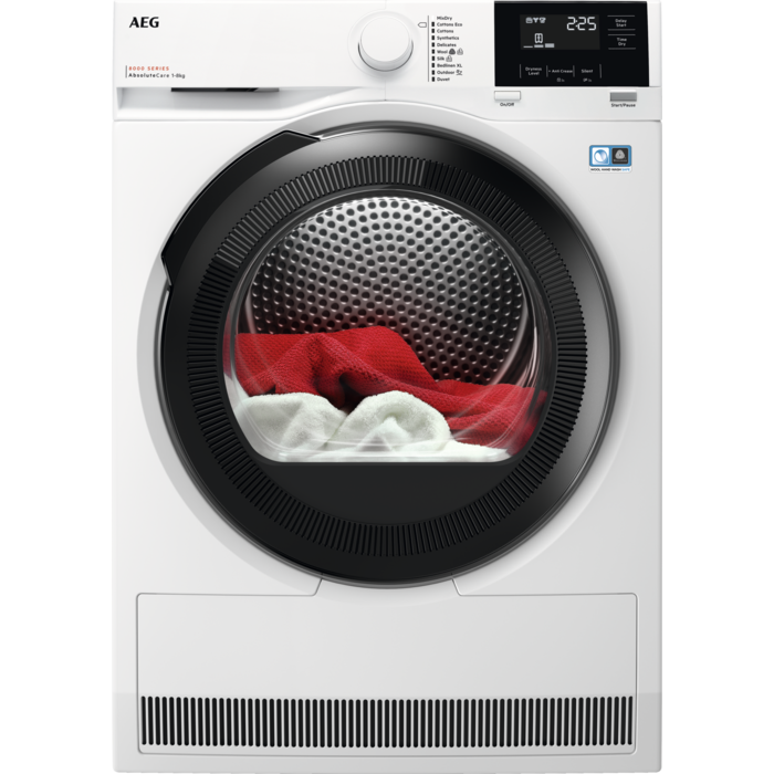 AEG TR818P4B 8kg Condenser Tumble Dryer - White