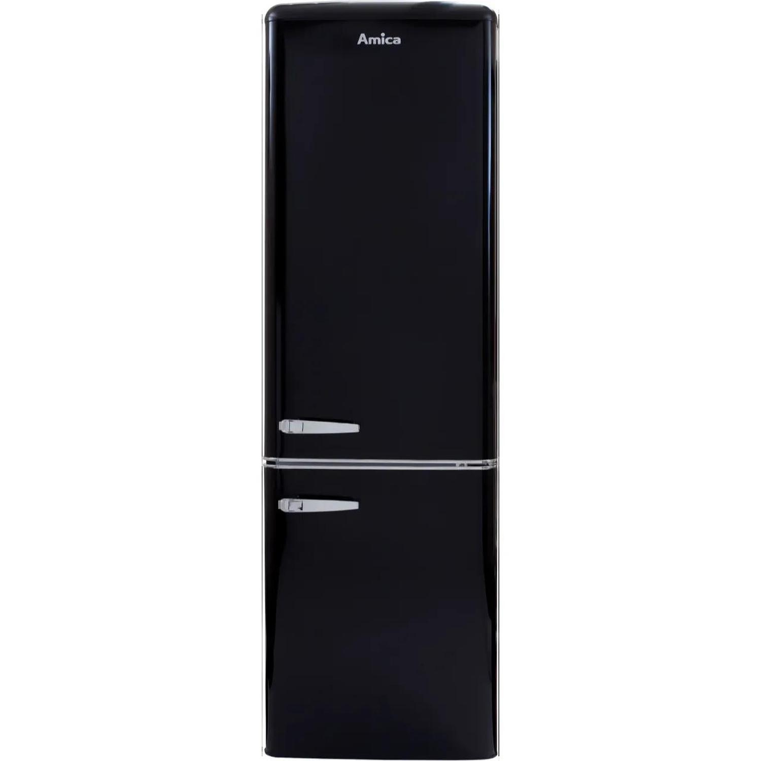 Amica FKR29653B/1 55cm 70/30 Fridge Freezer - Black