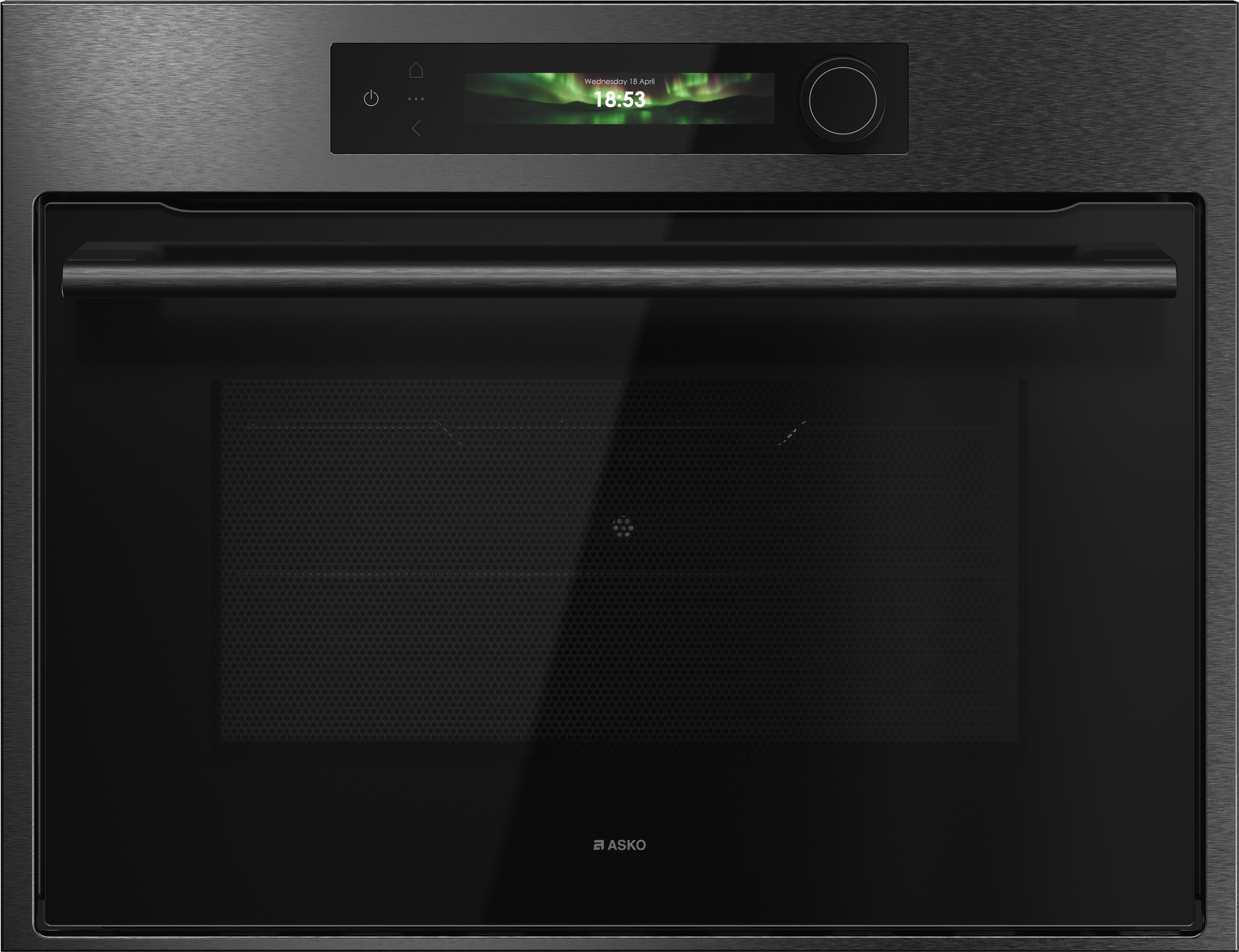 ASKO OCM64BSH 45cm Built In Combi  Oven with Microwave - Black Steel
